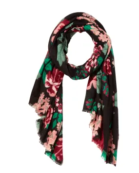 Amur Scarf | Black / Pink