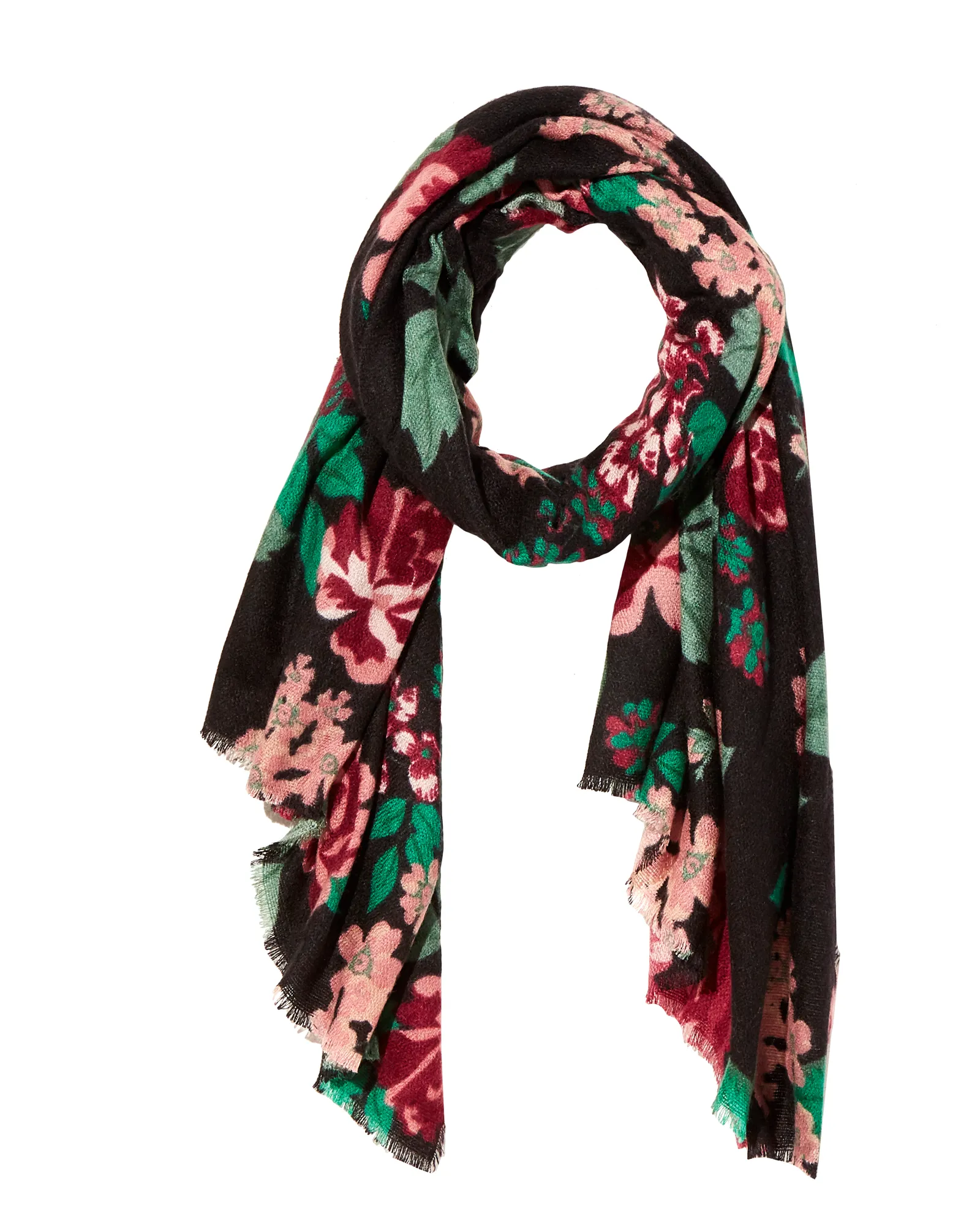 Amur Scarf | Black / Pink