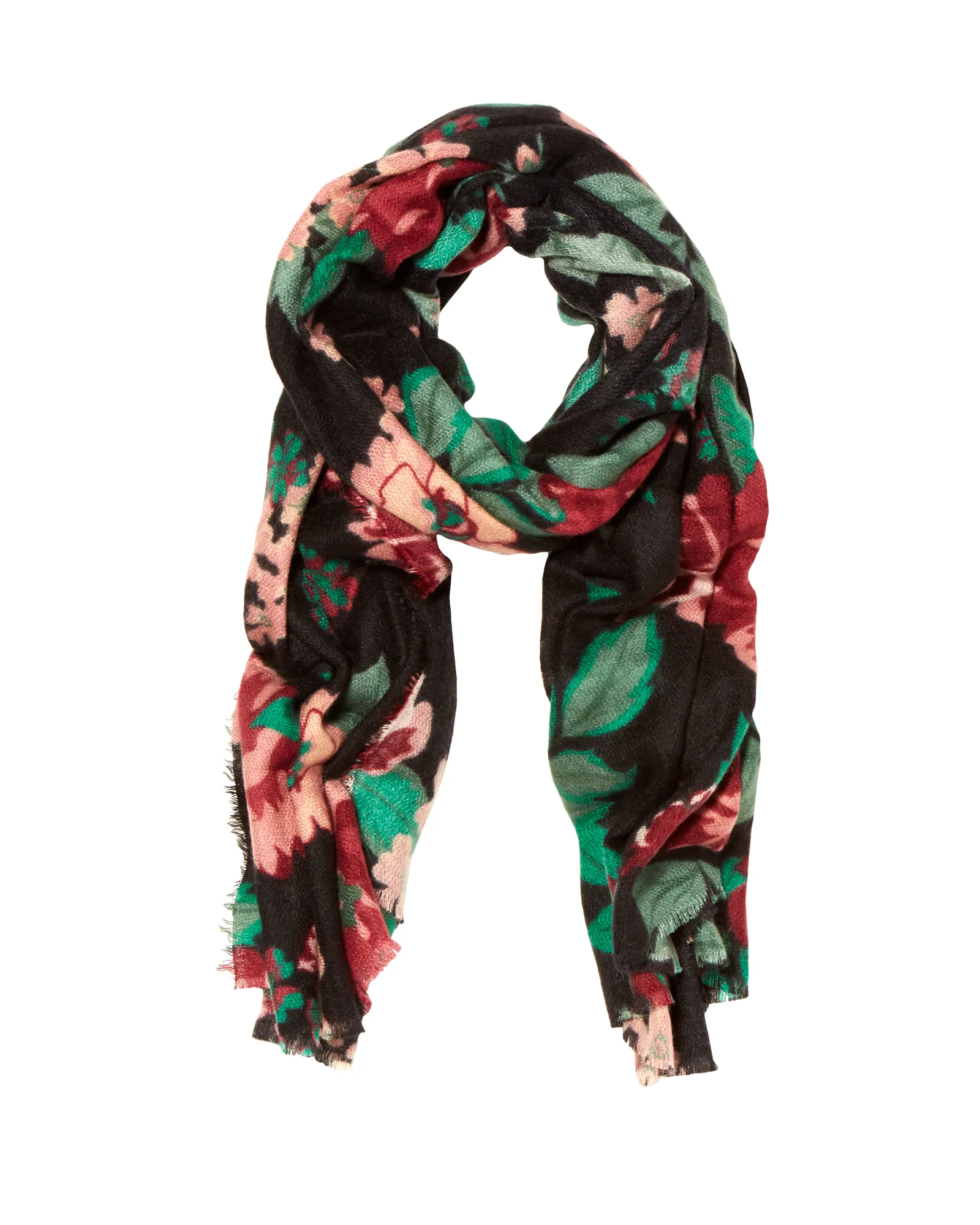 Amur Scarf | Black / Pink