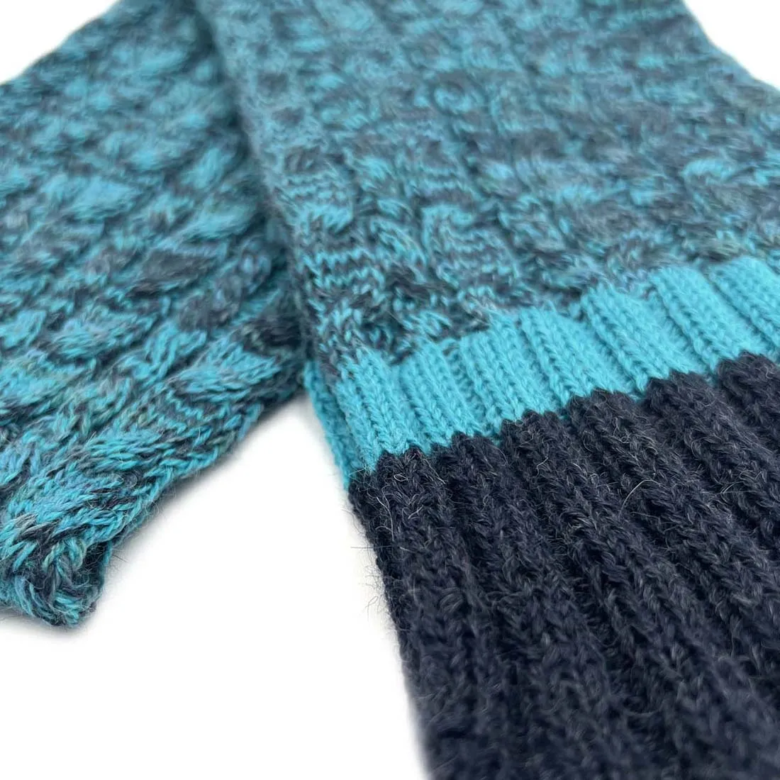Blueberry Twist Kid's Alpaca Scarf