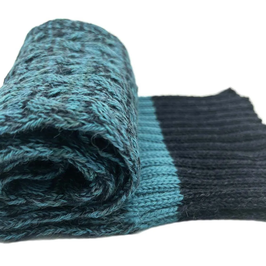 Blueberry Twist Kid's Alpaca Scarf
