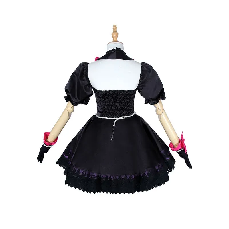 Game Overwatch OW D.Va DVA Hana Song pioneer black Dress Video Cosplay Costume