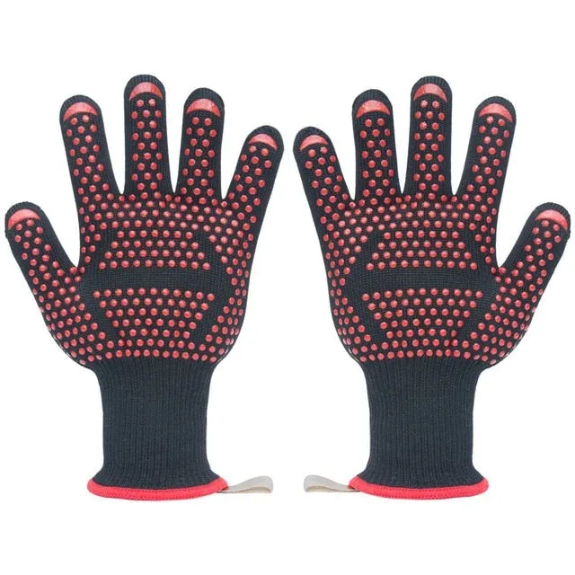 Heat Resistant Barbecue Gloves