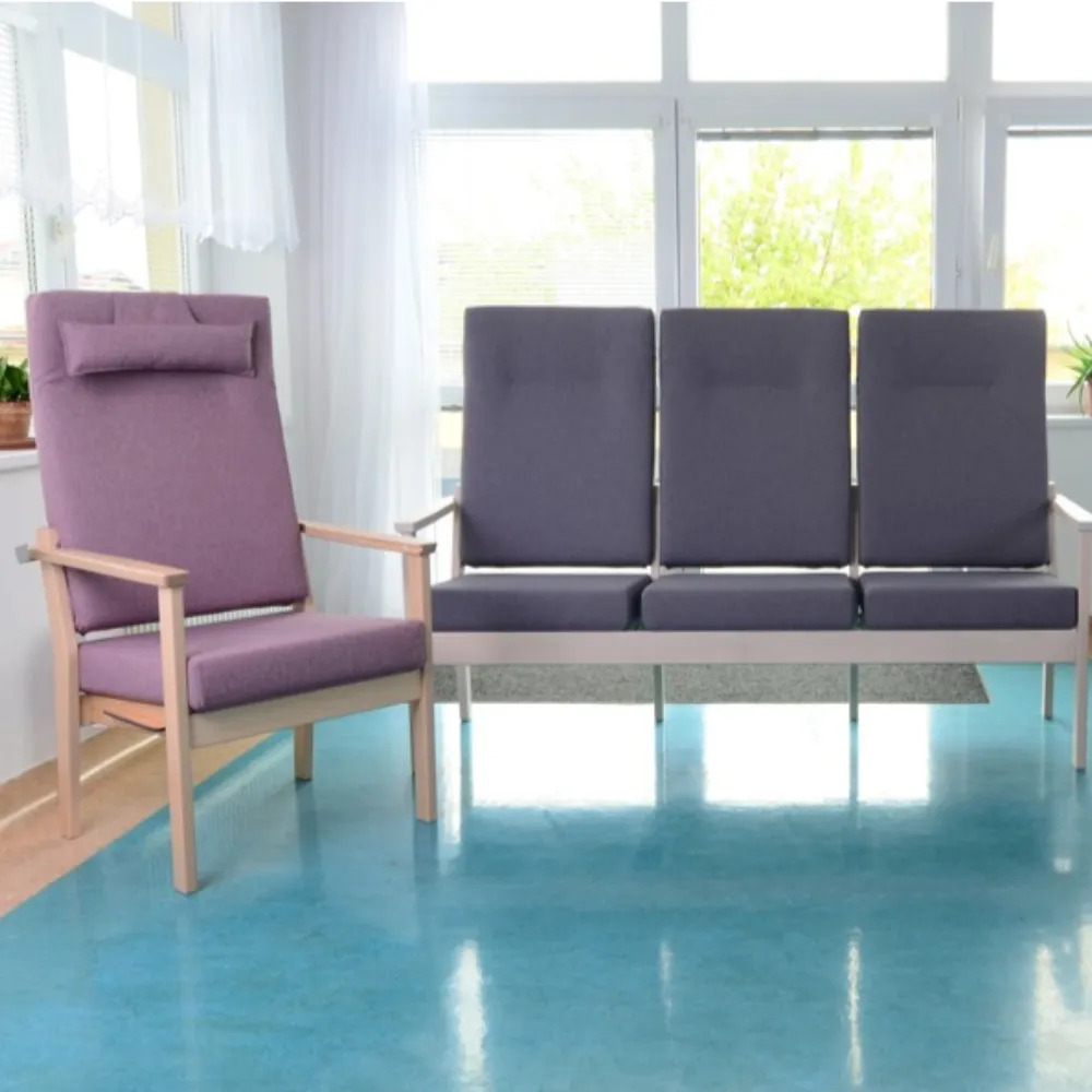 High Back Single Chair - Chilli