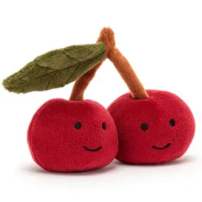 Jellycat Soft Toy Fabulous Fruit Cherry