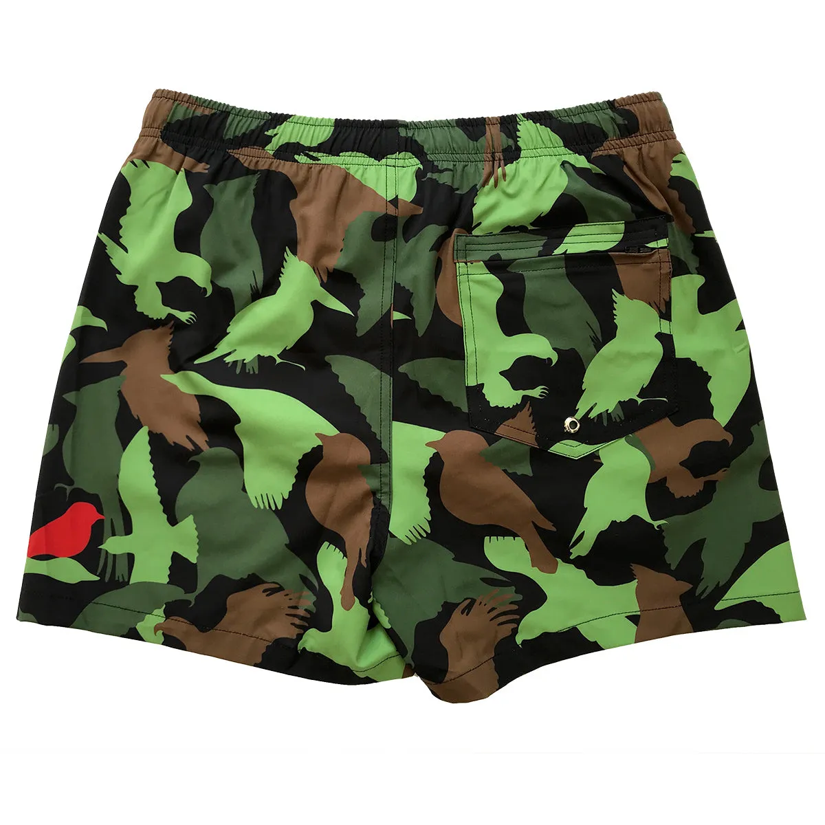 Men's Stretchy Trunks: Cammoflock