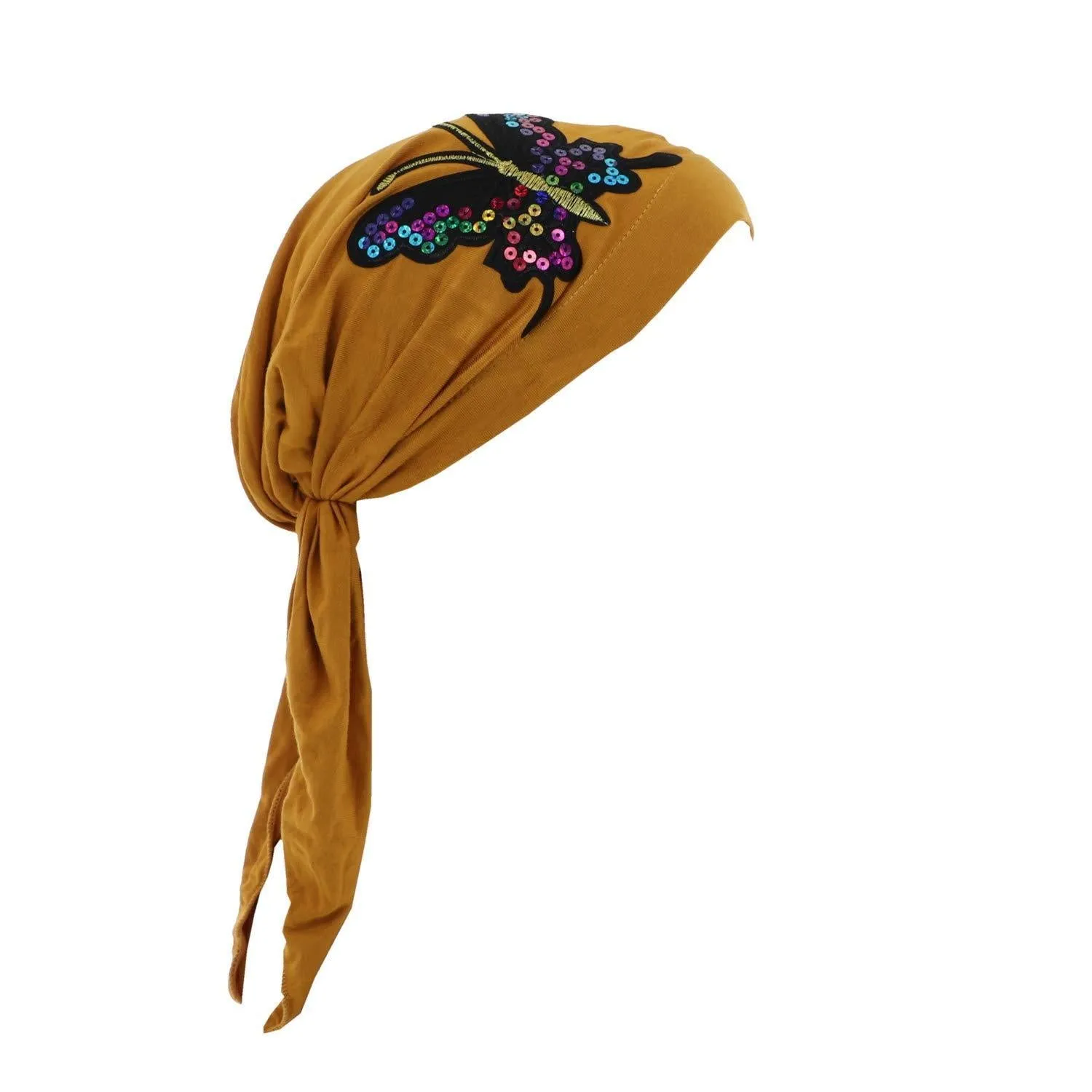 Pretied with Large Sequin Butterfly