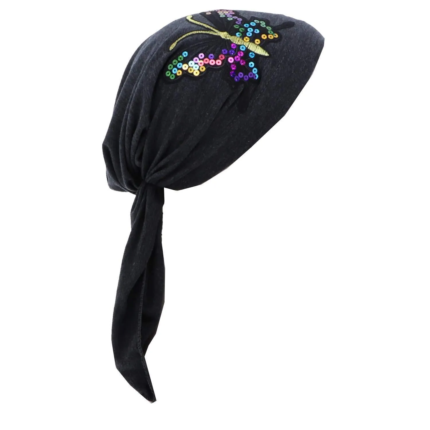 Pretied with Large Sequin Butterfly
