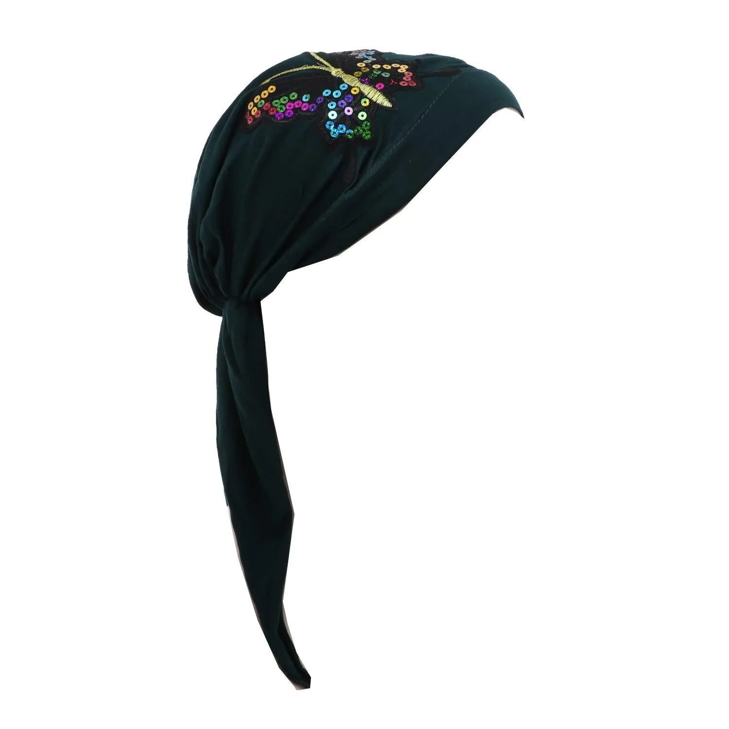 Pretied with Large Sequin Butterfly