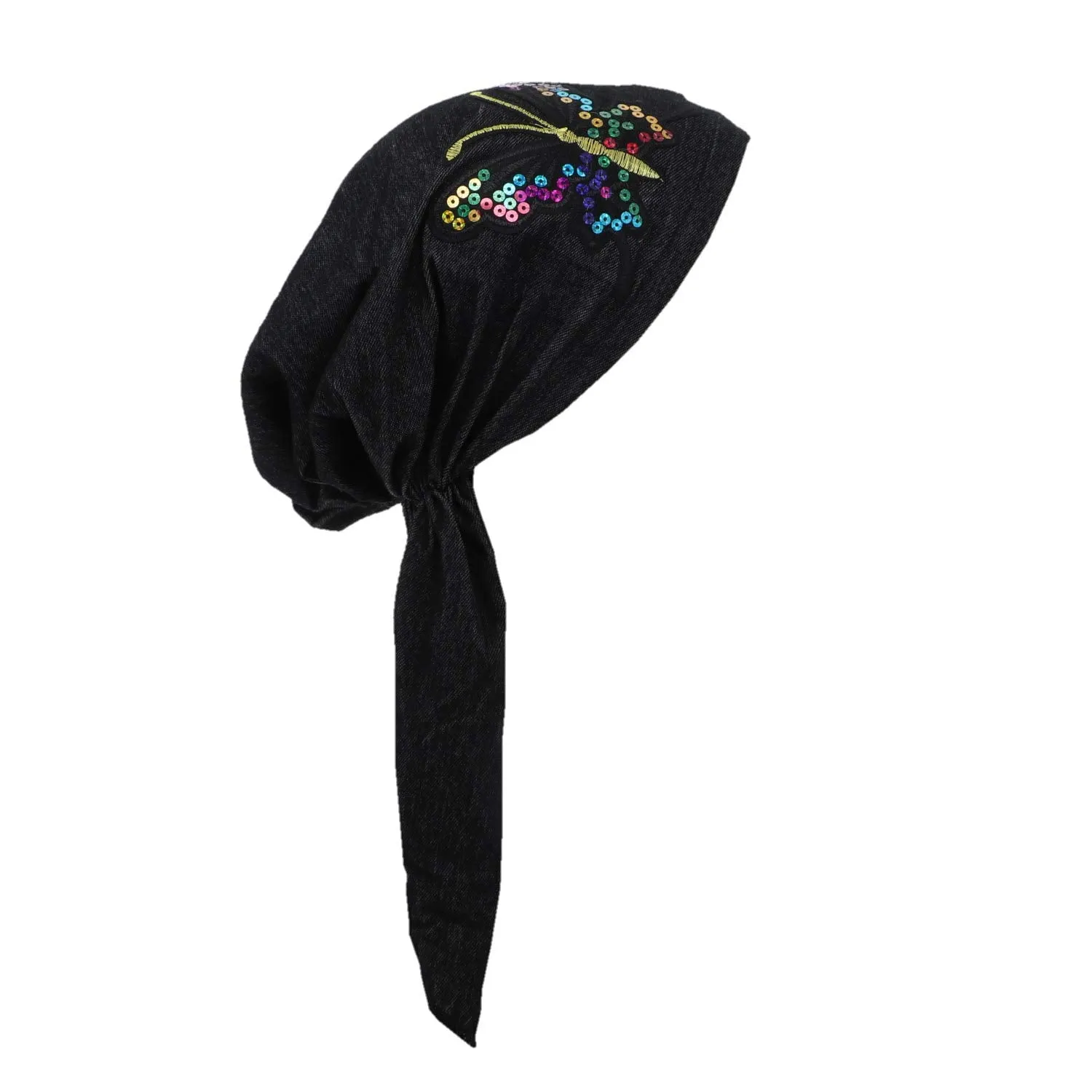 Pretied with Large Sequin Butterfly