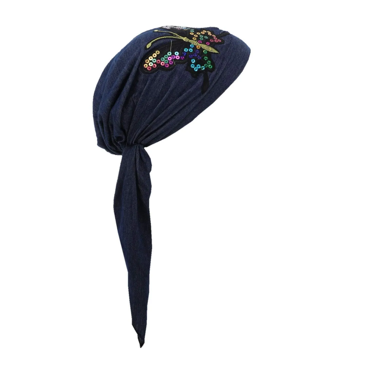 Pretied with Large Sequin Butterfly