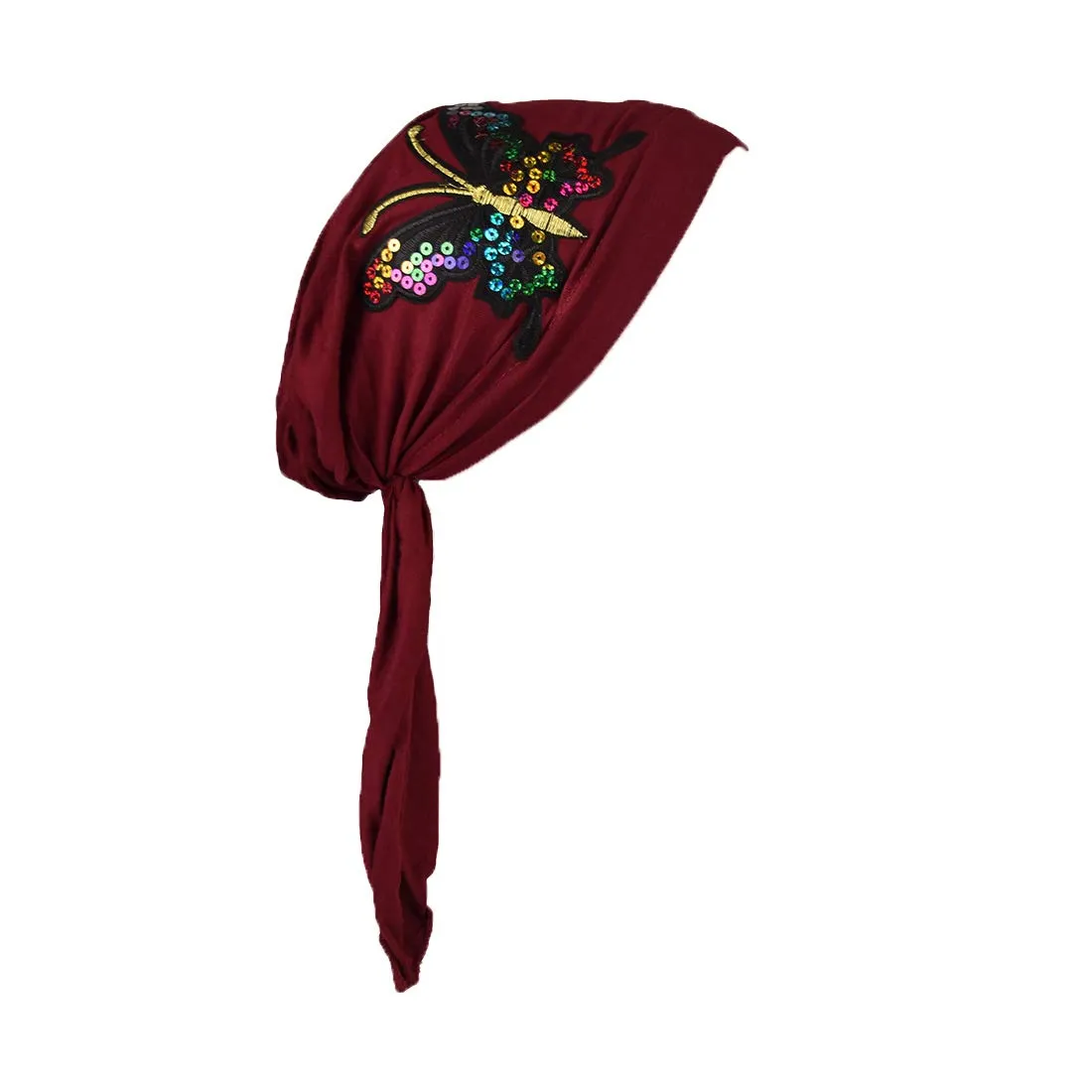 Pretied with Large Sequin Butterfly