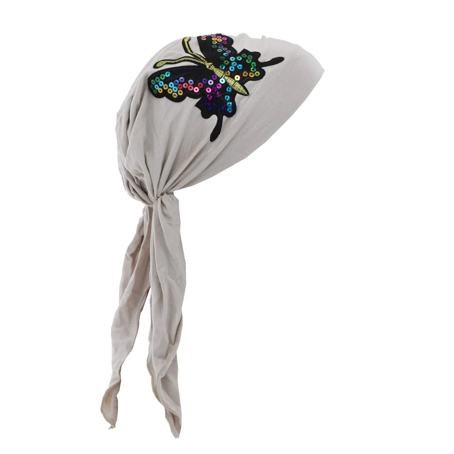 Pretied with Large Sequin Butterfly