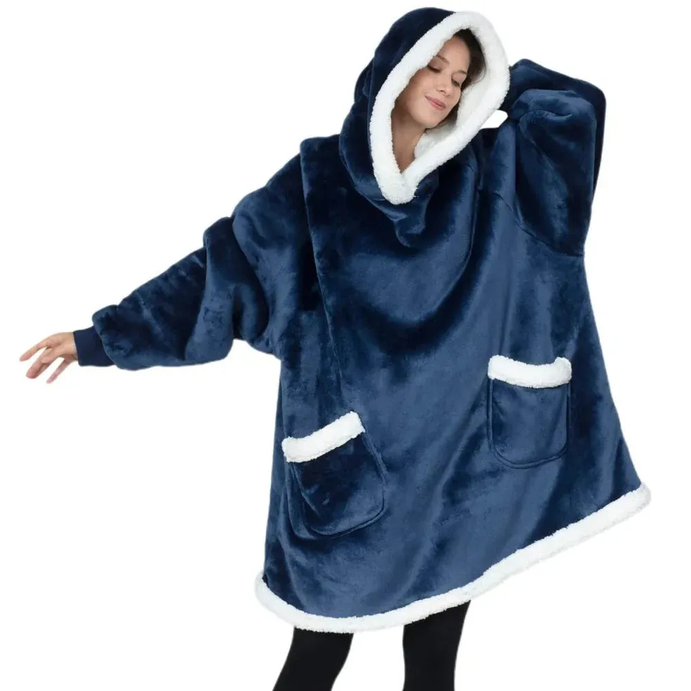 Snug-A-Cocoon Hoodie Blanket