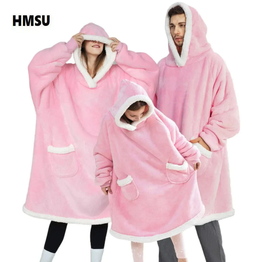 Snug-A-Cocoon Hoodie Blanket